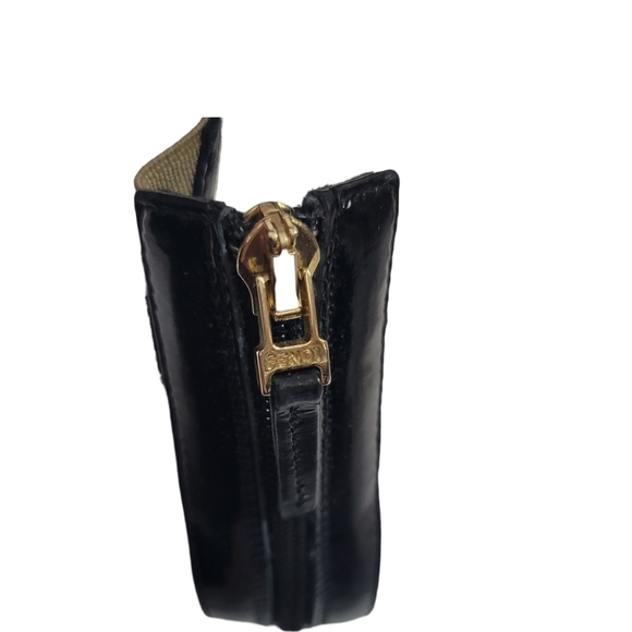 Fendi Sandolo Vernice Tan & Black Platform Stiletto Heels - Picture 11 of 13